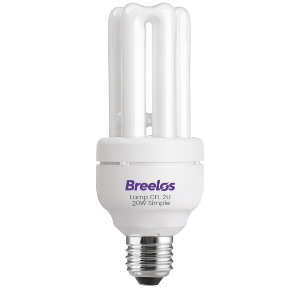 Lamp CFL 2U 20W Simple